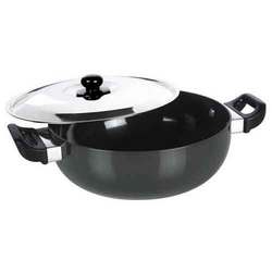 Hard Anodized Deep Kadai Manufacturer Supplier Wholesale Exporter Importer Buyer Trader Retailer in Mumbai  Maharashtra India